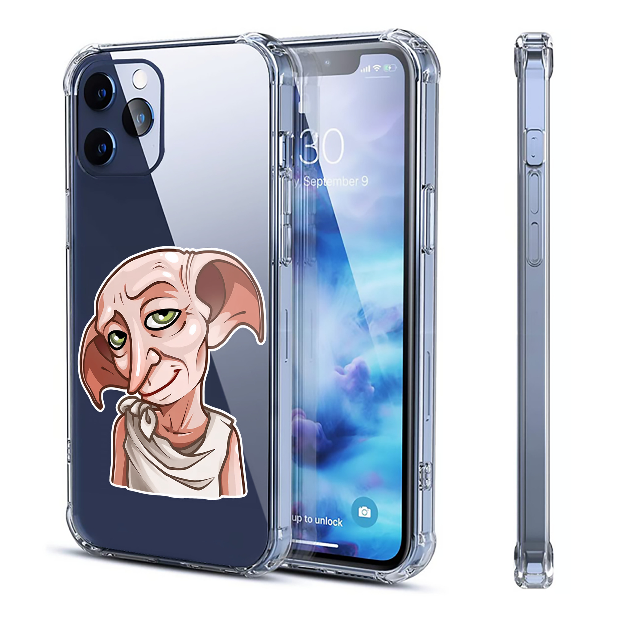 （画像用） Harry Potter ハリー・ポッターシリーズ 【iPhone 12シリーズ対応】透明スマホケース（クリアソフトケース）